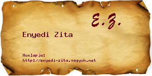 Enyedi Zita névjegykártya